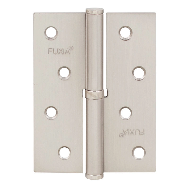 Fuxia - Петля дверная Fuxia 100*2,5 (1 подш, сталь) матовый никель     (левая) (12540)