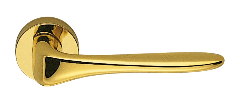 Colombo - Дверная ручка Colombo Design Madi полированная латунь 50мм розетта (24141)