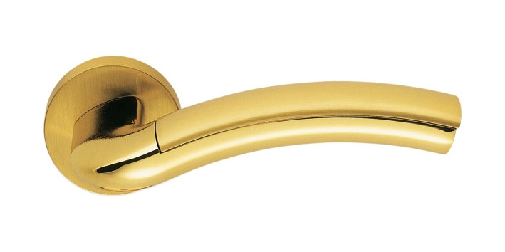 Colombo - Дверная ручка Colombo Design Milla LC 31 полированная латунь/матовое золото (10967)
