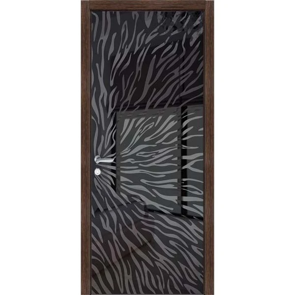 Двери межкомнатные со стеклом/зеркалом - Дверь Wakewood Bogemia VIP 59F #1