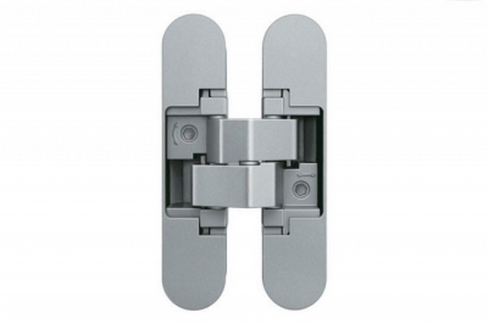 Петлі прихованого монтажу - Петля прихована Anselmi AN 140 3D хромована полірована 180° вага дверей 40-60 кг