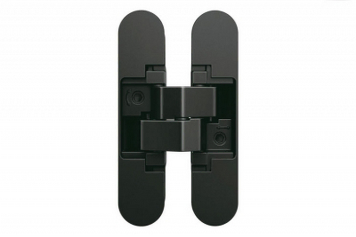 Петли скрытого монтажа - Петля скрытая Anselmi AN 140 3D черная 180 ° вес двери 40-60 кг