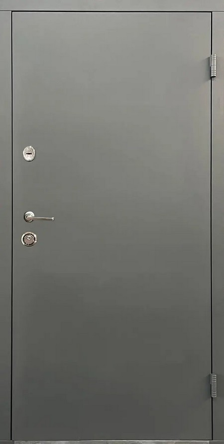 Входные двери - Дверь входная Портала RAL 7024 глухая серия STREET (Металл-МДФ)