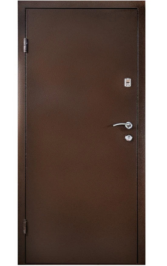 ОПТИМА - Дверь входная Оптима Медь антик ПВХ Дуб золотой Б-18