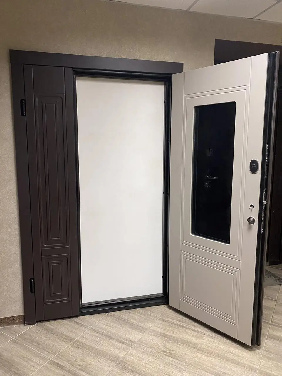 Входные двери - Дверь входная Портала модель S-3 (Дерево) серия ЛЮКС NEW RAL со стеклопакетом #1