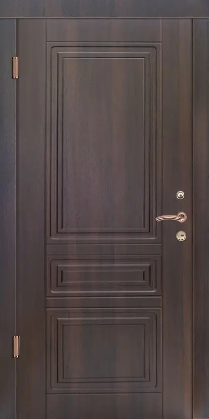 Орех темный - Дверь входная Портала Рубин (серия Концепт)