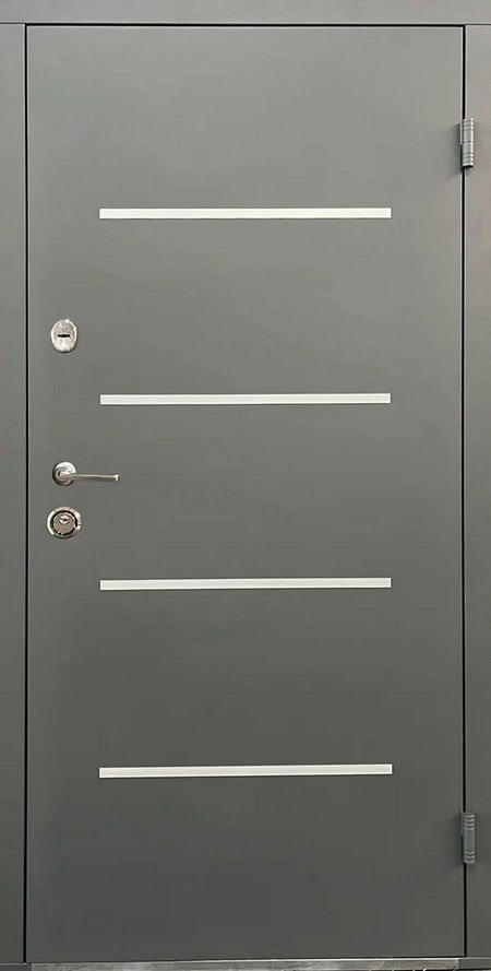 Входные двери - Дверь входная Портала Metallic brouwn серия STREET Termo Aluma