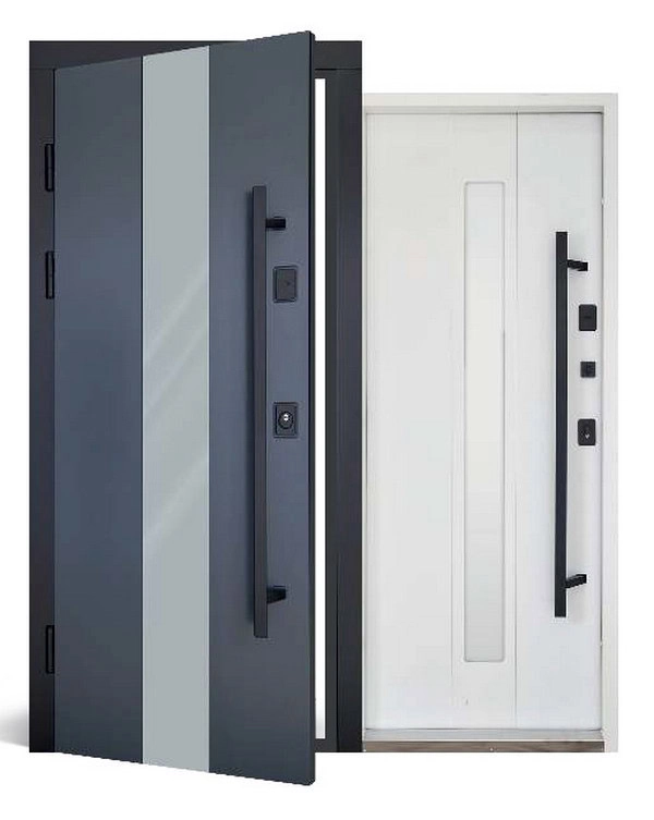 В частный дом - Дверь входная Abwehr с терморазрывом модель Ufo Black
