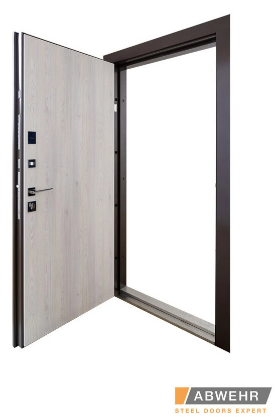 RAL 8019 - Дверь входная Abwehr с терморазрывом модель Country #3