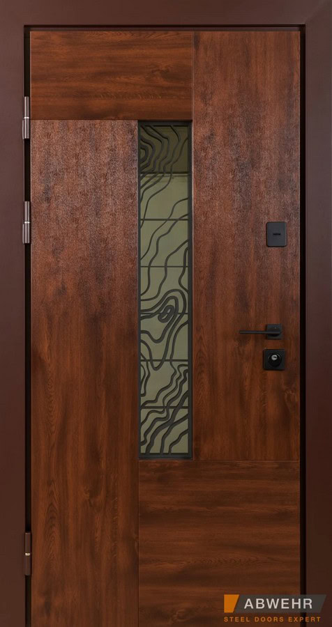 В частный дом - Дверь входная Abwehr с терморазрывом модель Paradise Glass #1