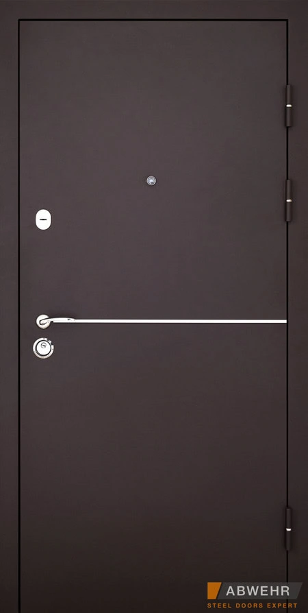 Входные двери - Дверь входная Abwehr с терморазрывом модель Solid RAL 8019T #1