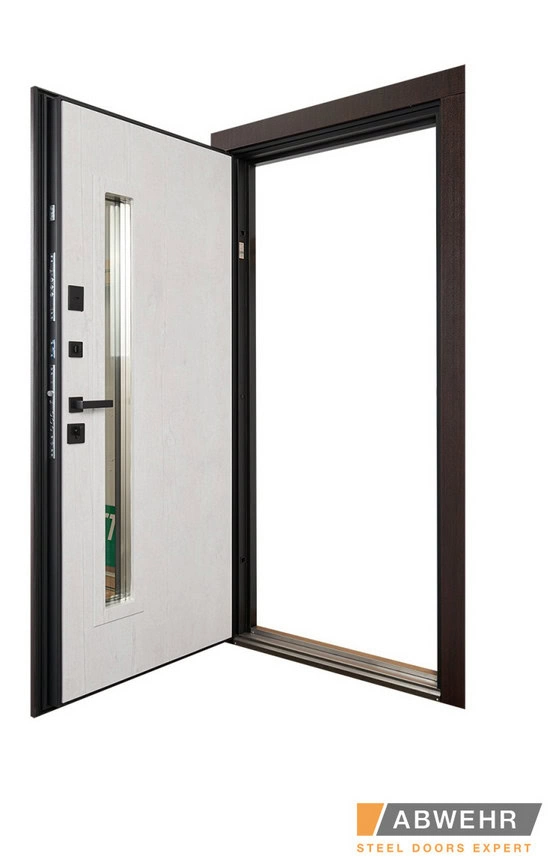Входные двери - Дверь входная Abwehr с терморазрывом модель Tower венге темный #3